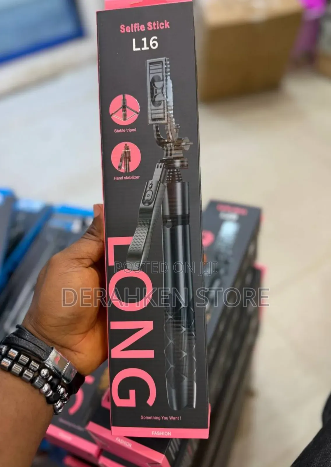 L16 Selfie Stick With Stable Tripod Hand Stabilizer