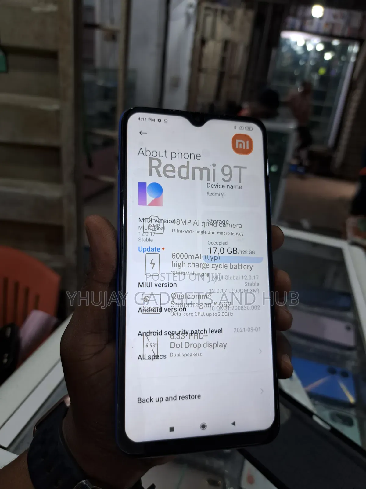 Xiaomi Redmi 9T 128 GB Blue