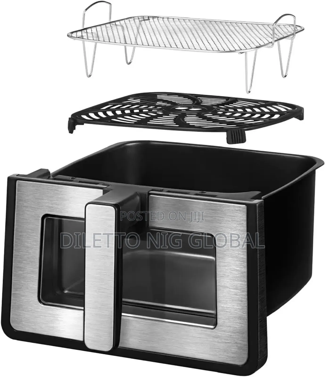 Gourmia Digital Air Fryer, 7.5 Liter With Window and Light,