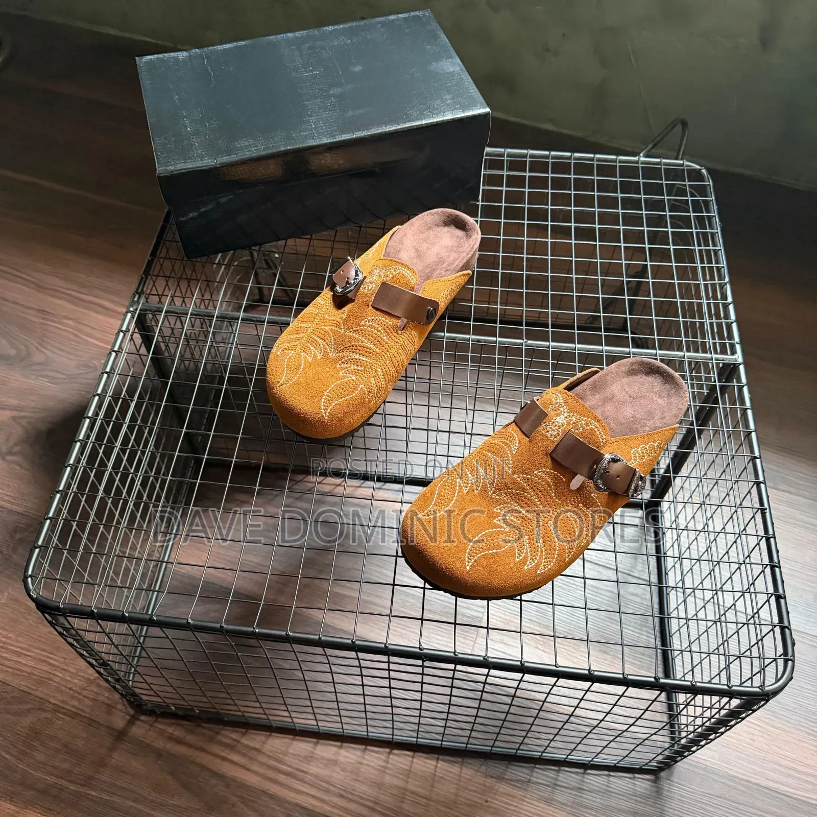 The Embroidered Cowboy Clogs