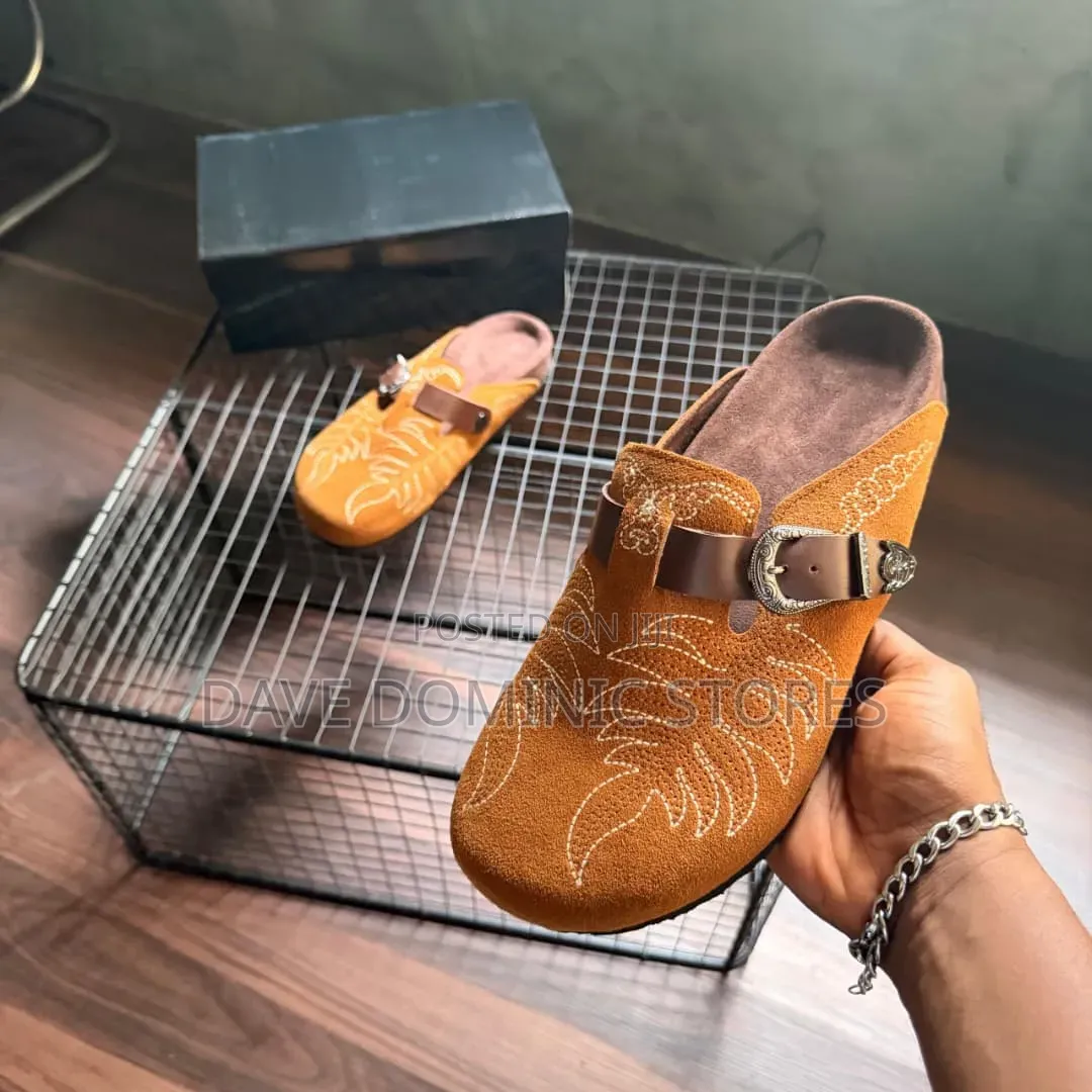 The Embroidered Cowboy Clogs
