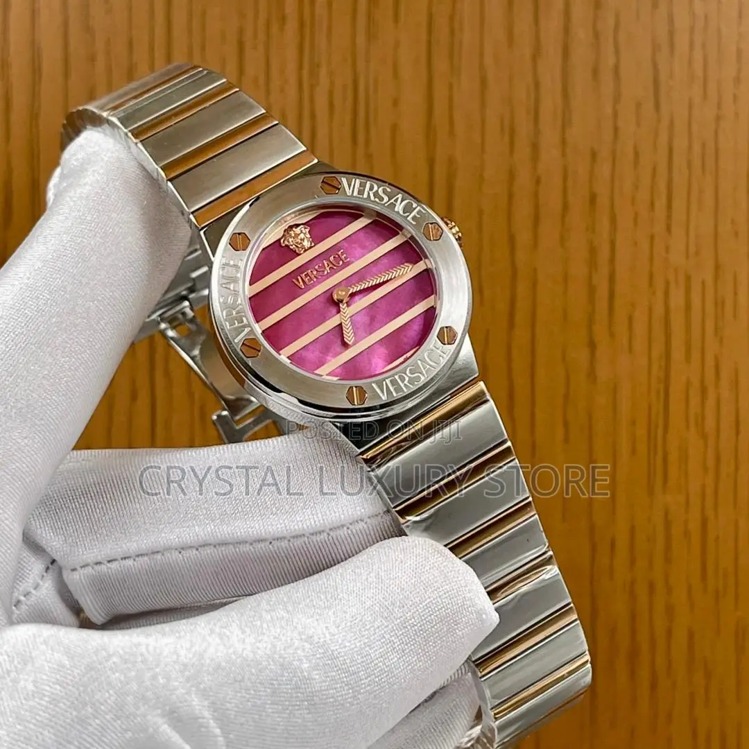 Versace Quality Luxury Ladies Chain Strap Wristwatch