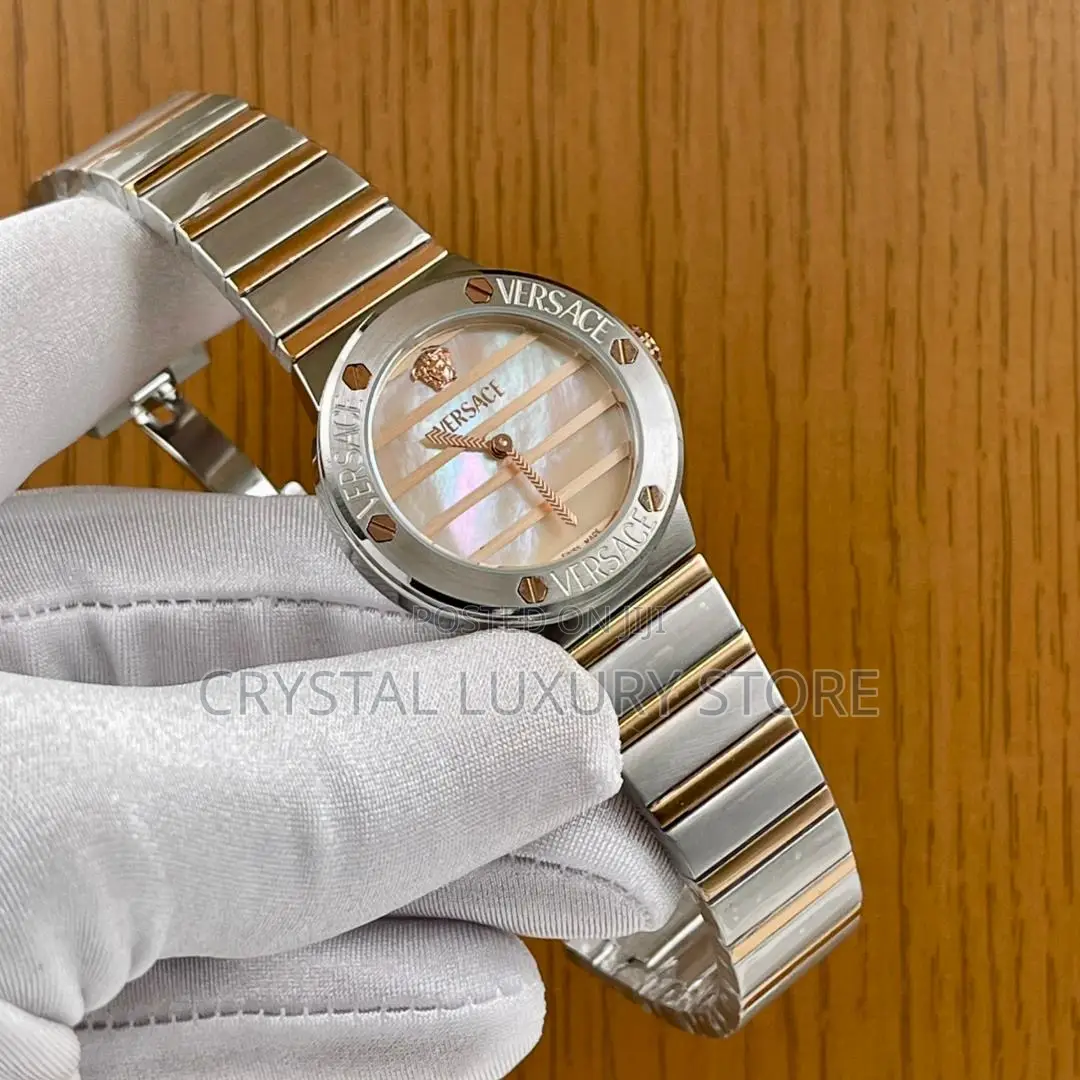 Versace Quality Luxury Ladies Chain Strap Wristwatch
