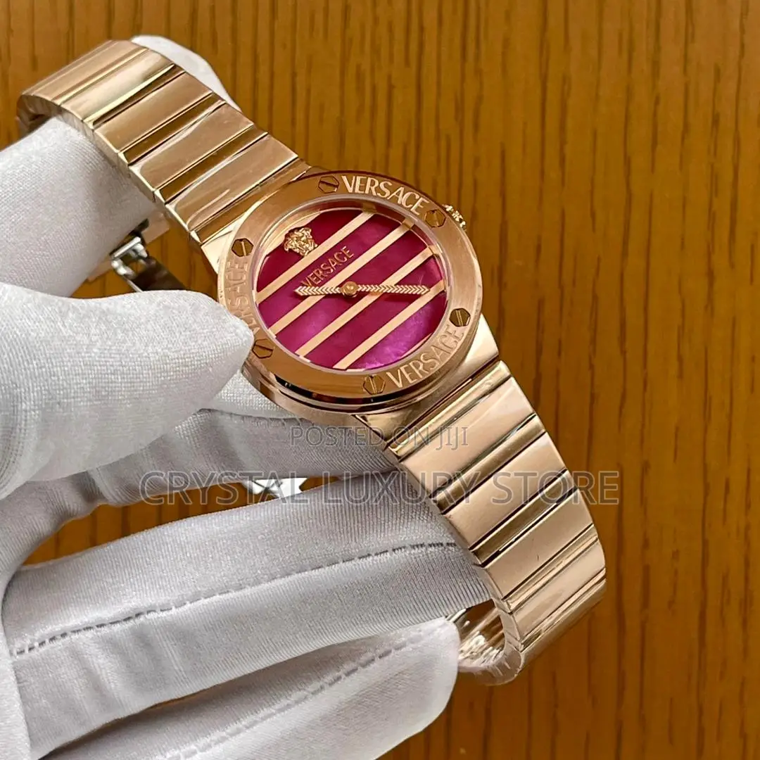 Versace Quality Luxury Ladies Chain Strap Wristwatch