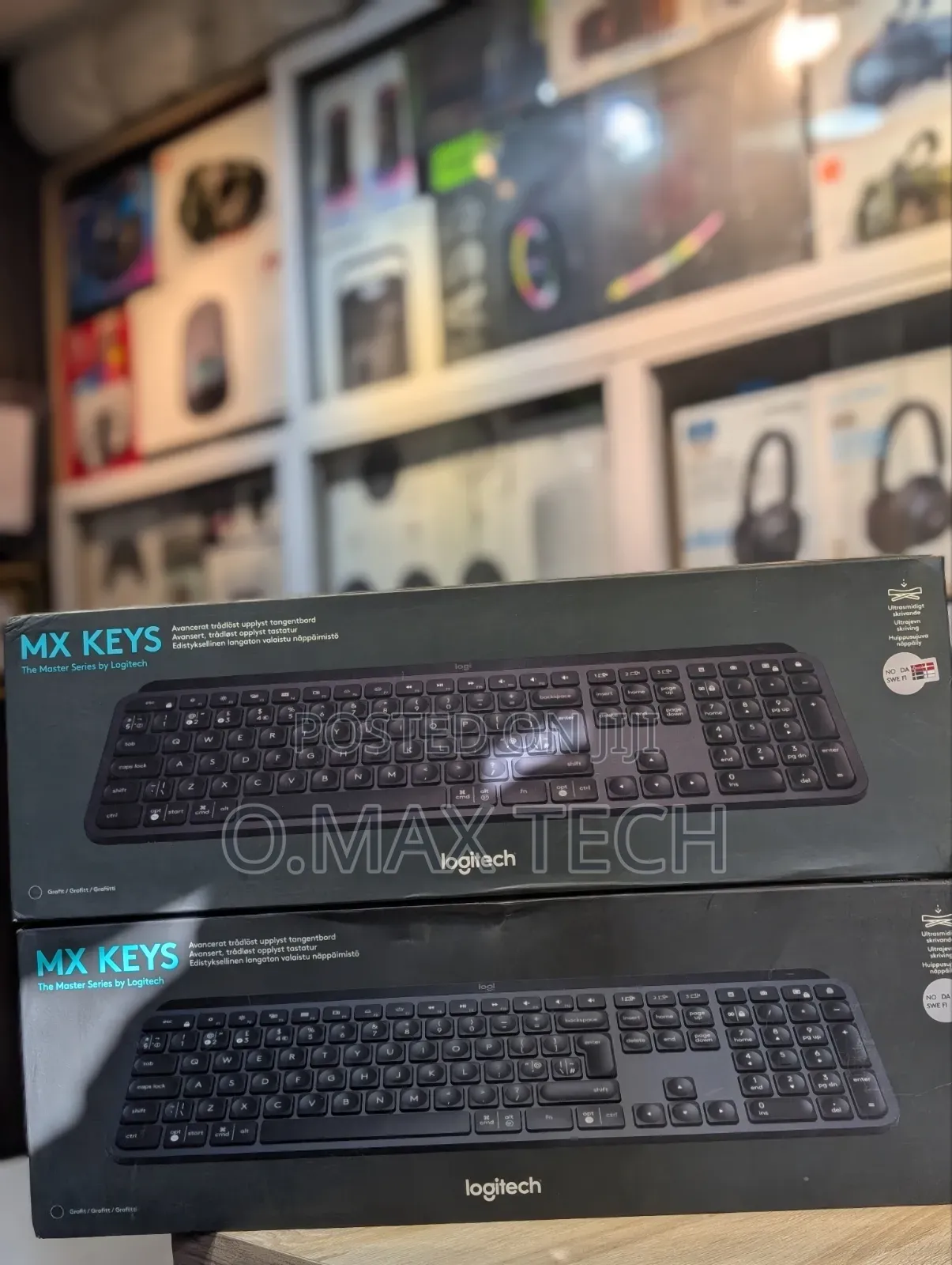 Logitech Mx Keys Advanced Wireless Illuminated Keyboard