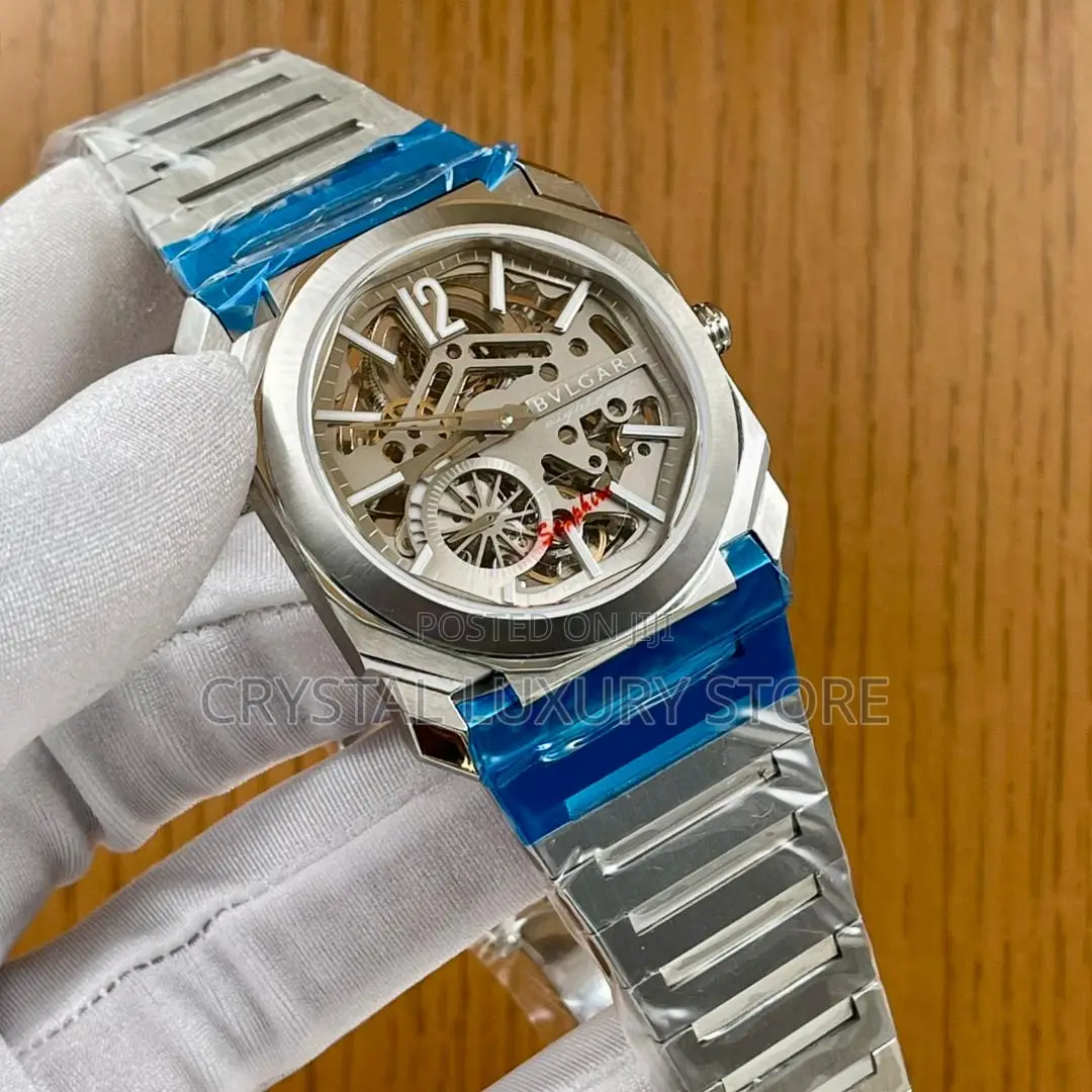 Bvlgari Quality Luxury Men Chronograph Automatic Engine Wristwatch