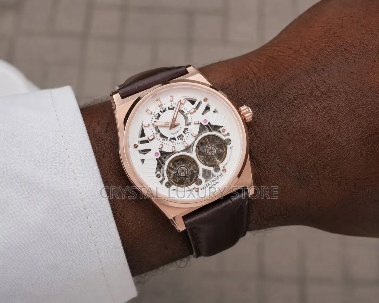 Patek Philippe Quality Luxury Chronograph Automatic Engine Wristwatch