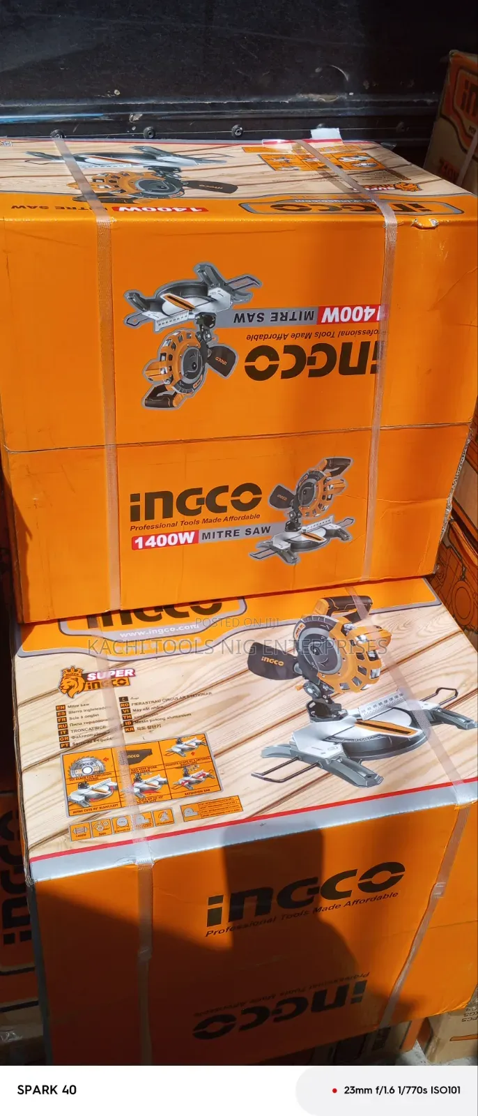 1400w Ingco Electric Mitar Saw Machine
