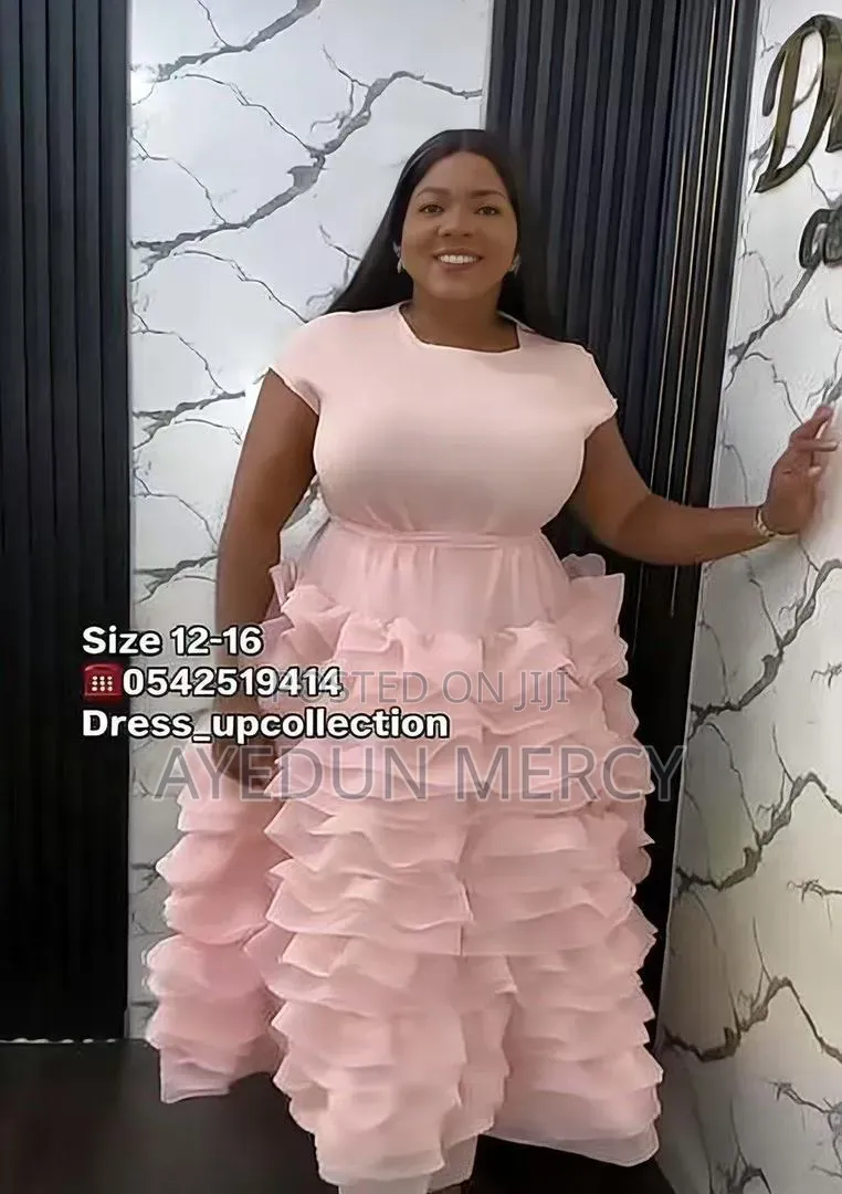 Lux Ruffles Ladies Gown