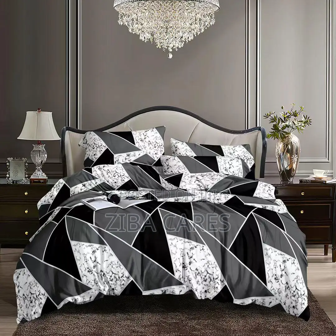 Quality Unique Family Bedsheet and Pillowcases - Gray