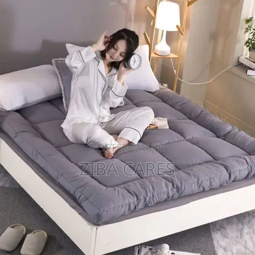 Quality 5cm Super Thick, Mattress Topper- Gray 6x6