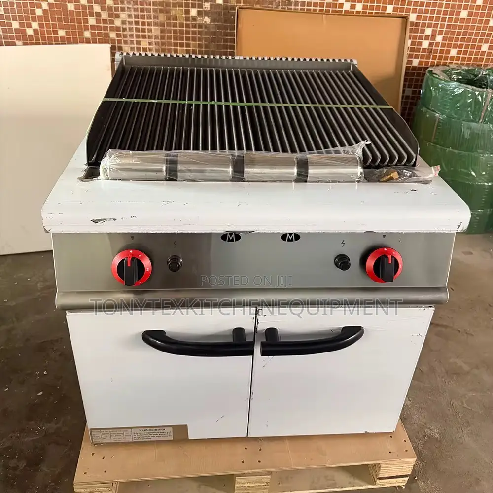 Commercial Standing Lava Rock Grill