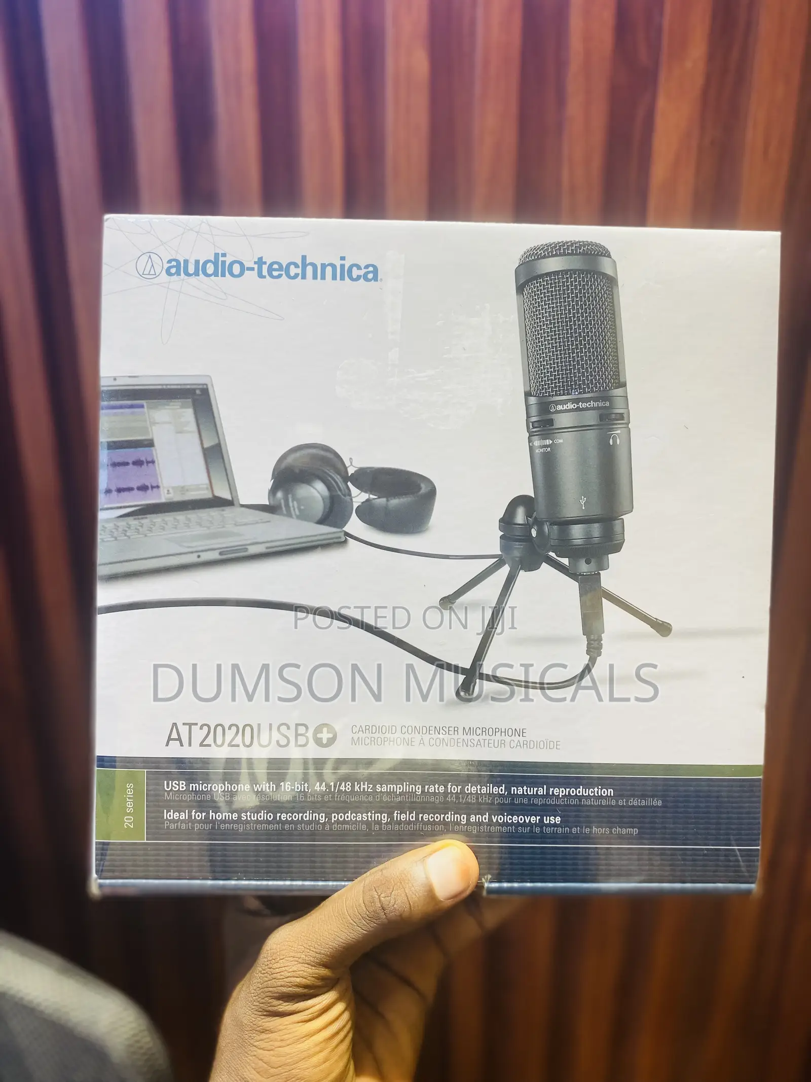 Audio Technica At2020usb+ Cardioid Condenser Usb Mic for Podcast