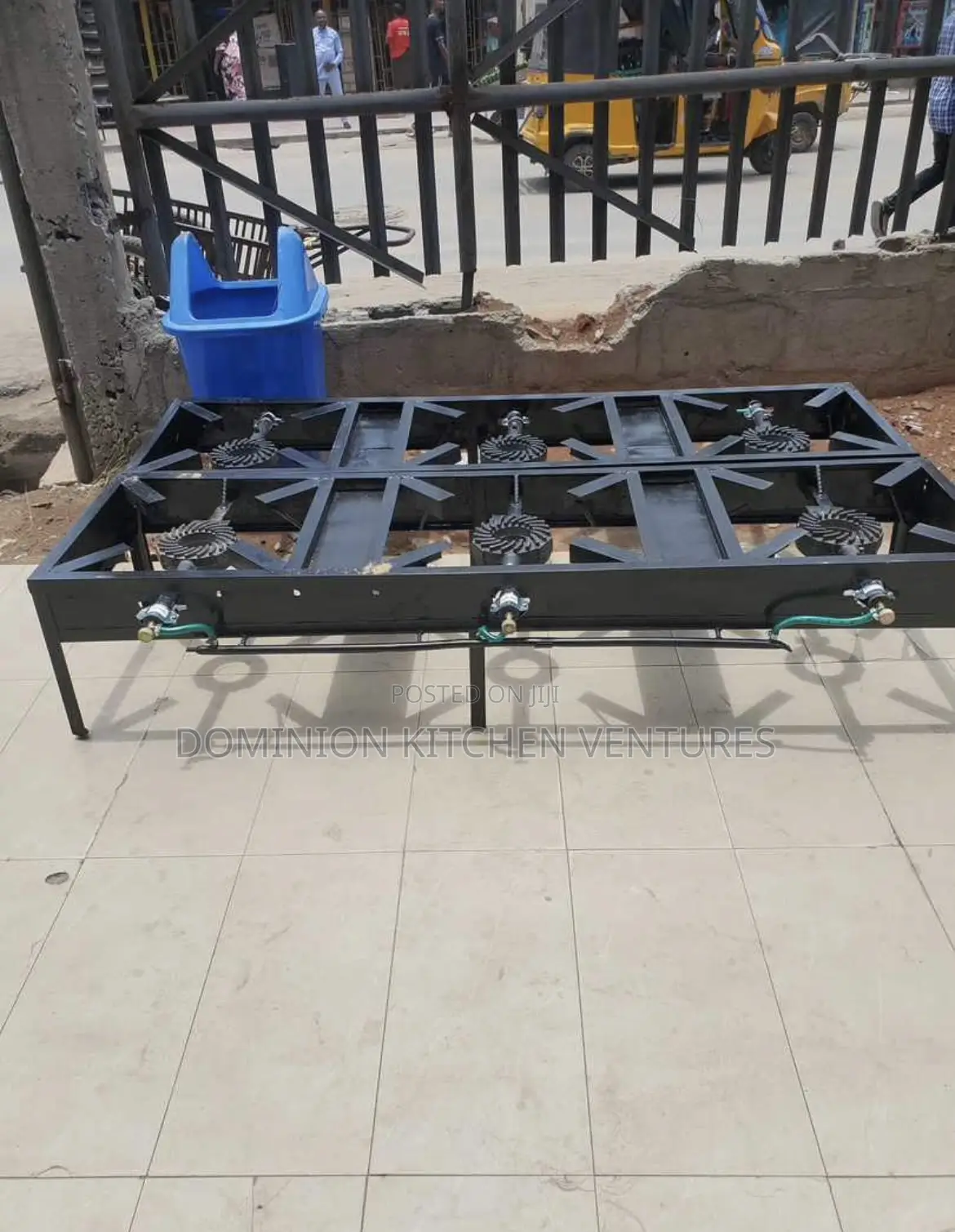 3 Burners Locally Fabricated Commercial Gas Cooker