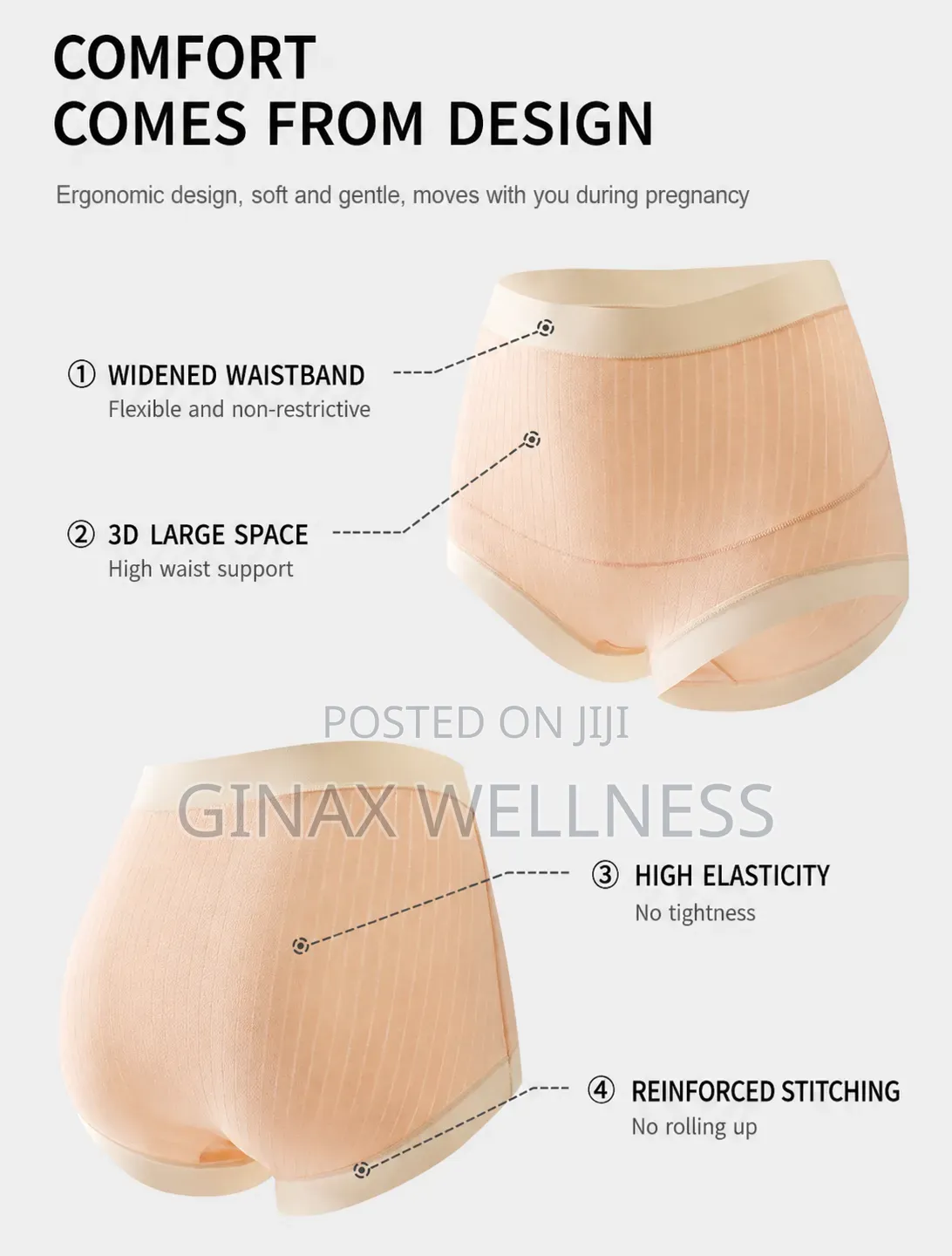 High-Waist Maternity Panties | Pregnancy Support Underwear