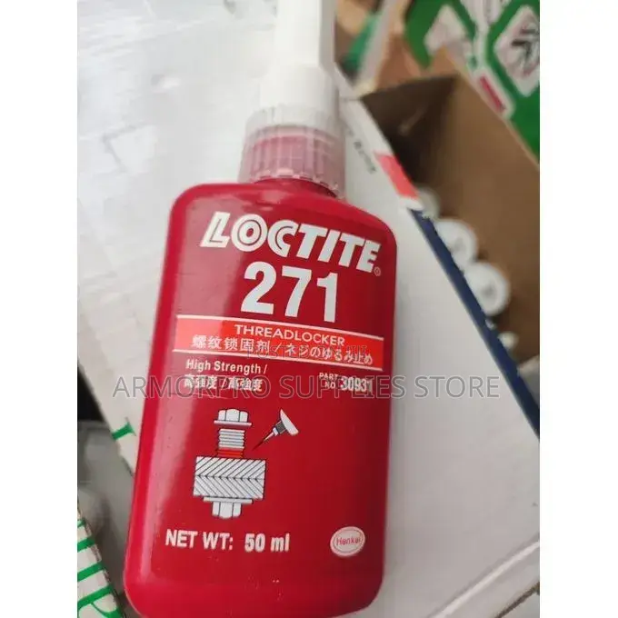 50ml Bottle of Loctite 271 High Strength Red Threadlocker