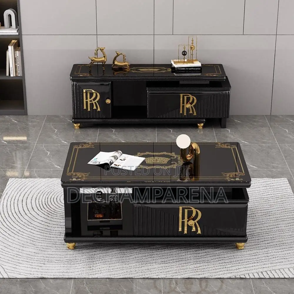 Tv Stand and Coffee Table Set Withdrawer