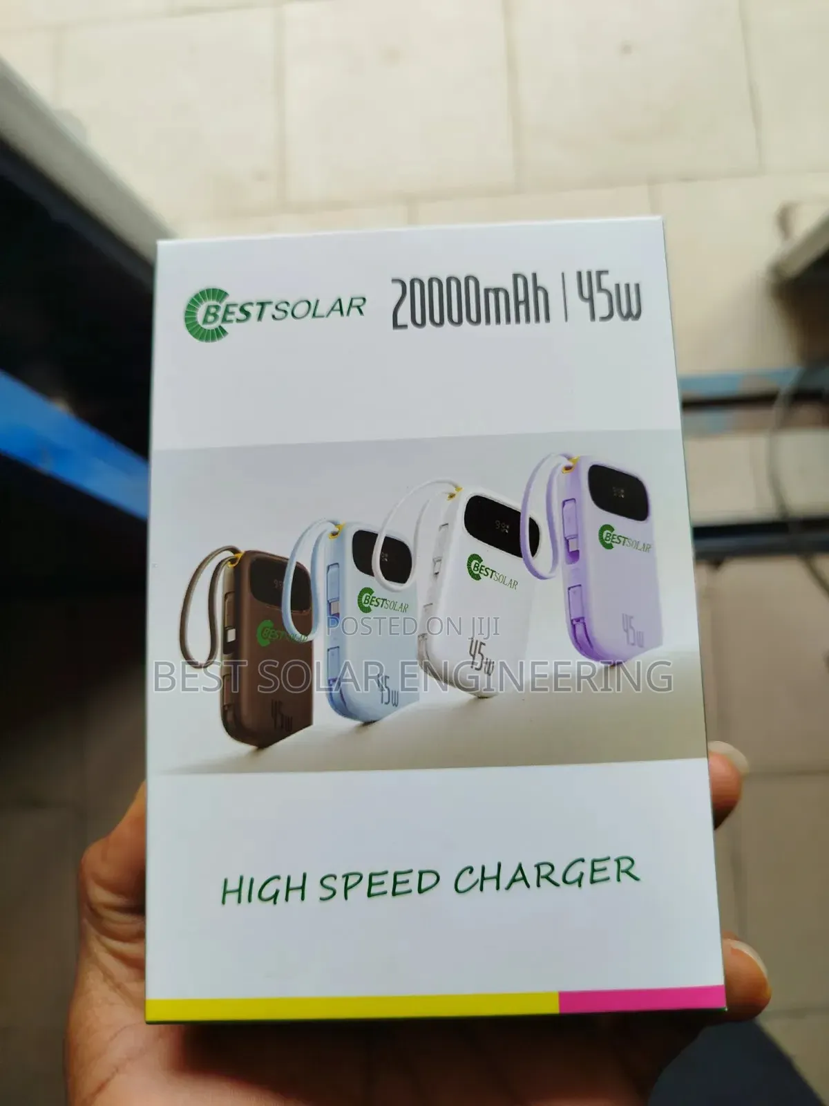20000mah Power Bank (Best Solar) 45w