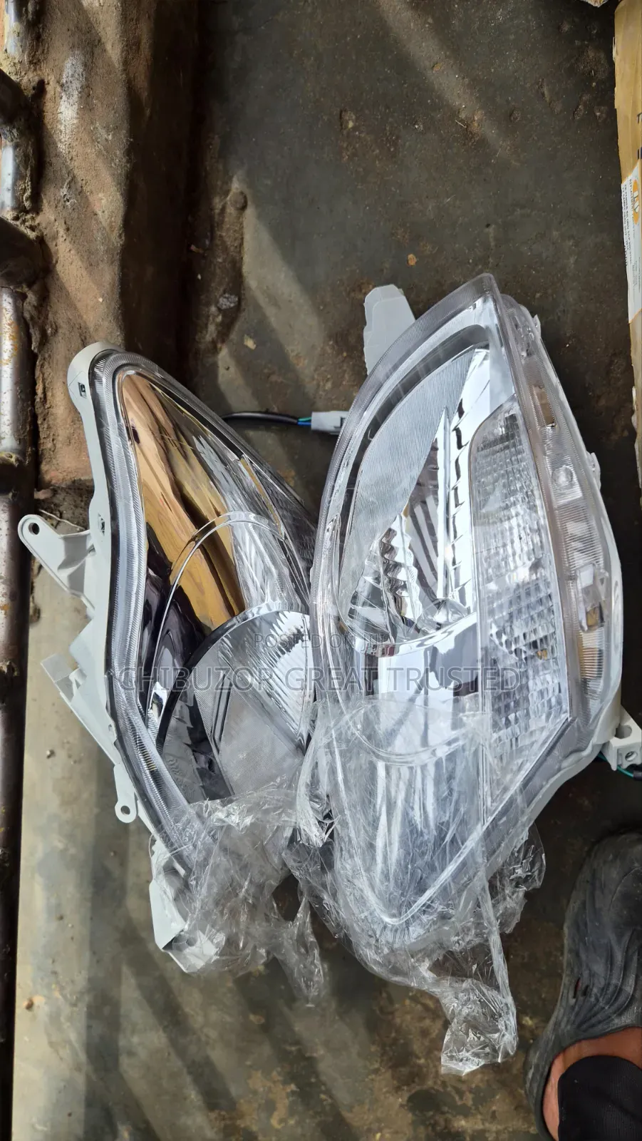 Headlamp Yaris 2007/2010 White Europe