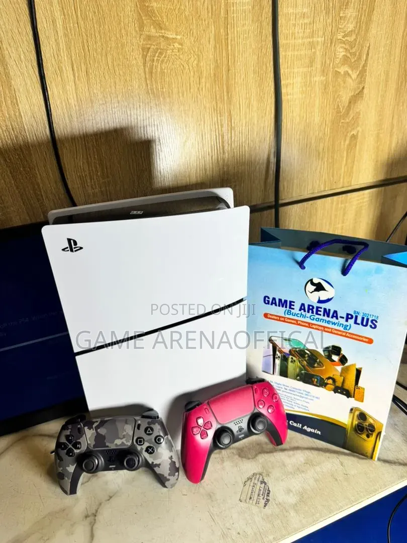 Uk-Used Ps5 Slim With 2 Pads Game– Just Plug and Play