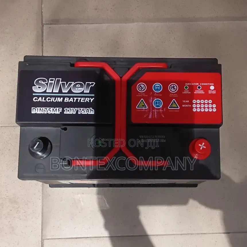 Silver Calcium Battery Din75mf 12v 75ah