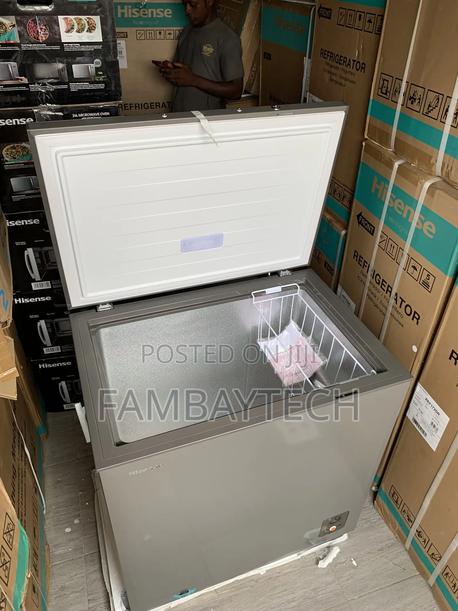 Easy to Maintain Hisense 198 Liters Chest Freezer(260sh)