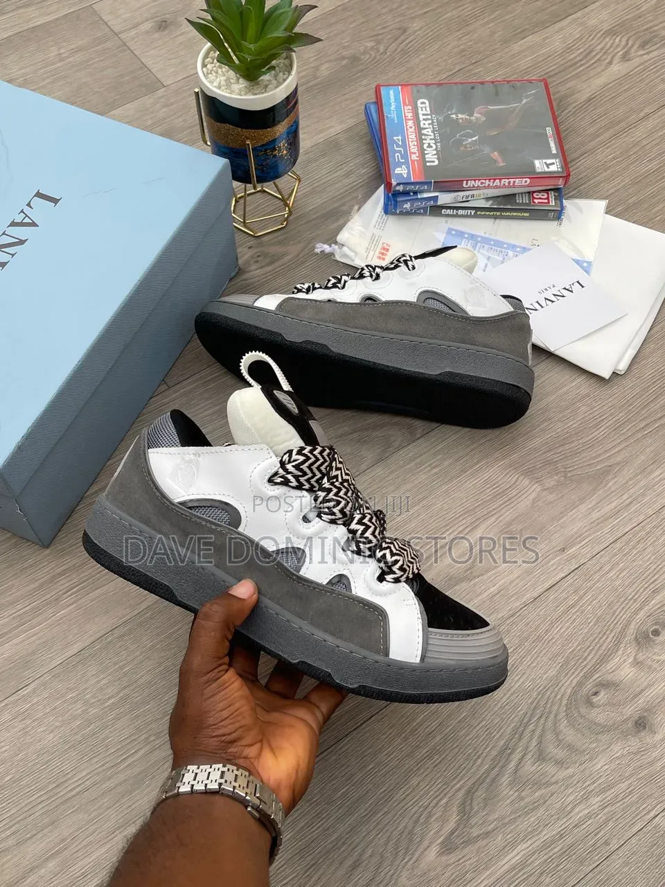 Lanvin Paris “White” Luxury Sneakers