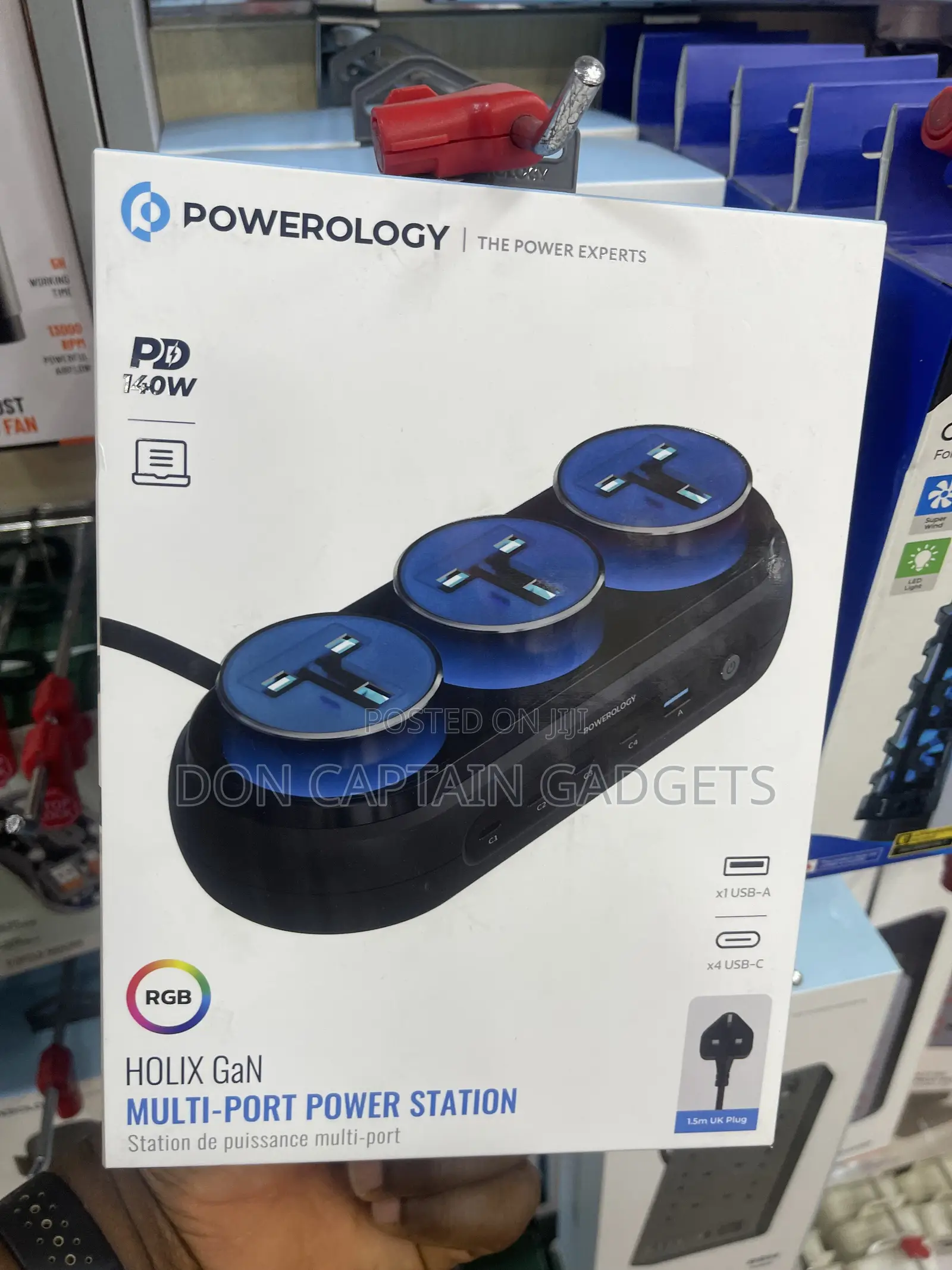 Powerology Pd 140w Holix Gan Power Station With RGB