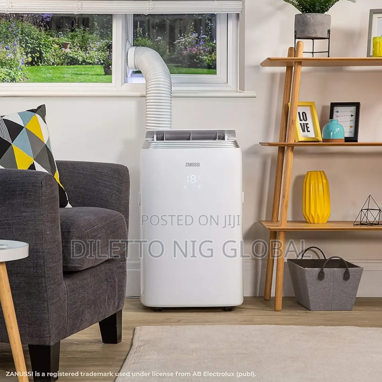 Zanussi 2 in 1 Air Conditioner Dehumidifier Unit With Remote Control