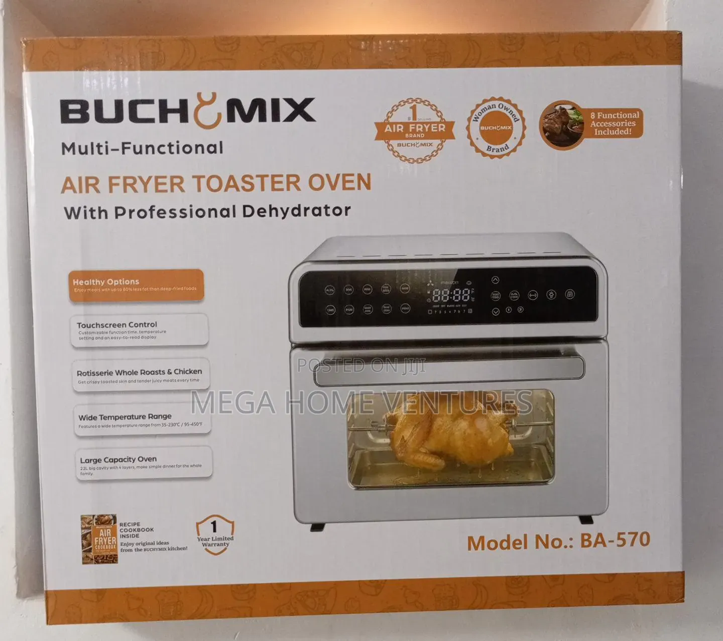 Buchmix Air Fryer Oven