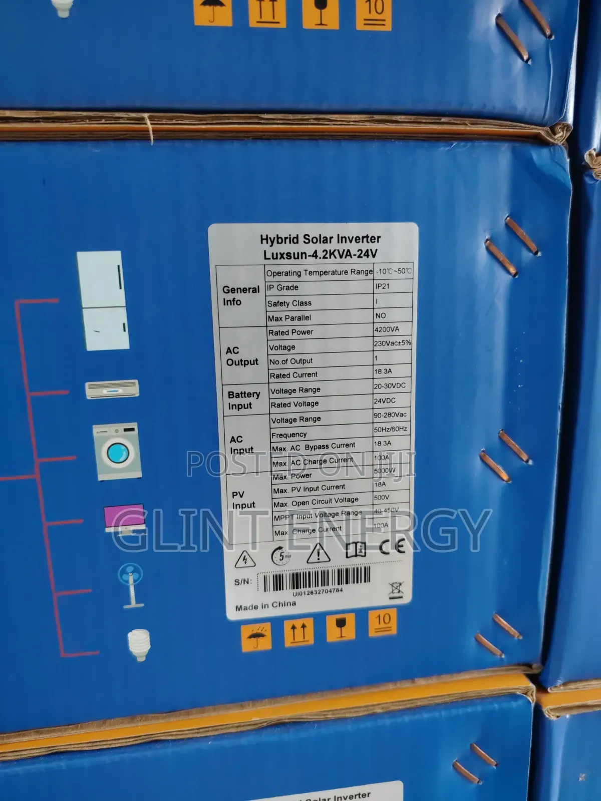 4. 2kva 24v Luxsun Hybrid Inverter