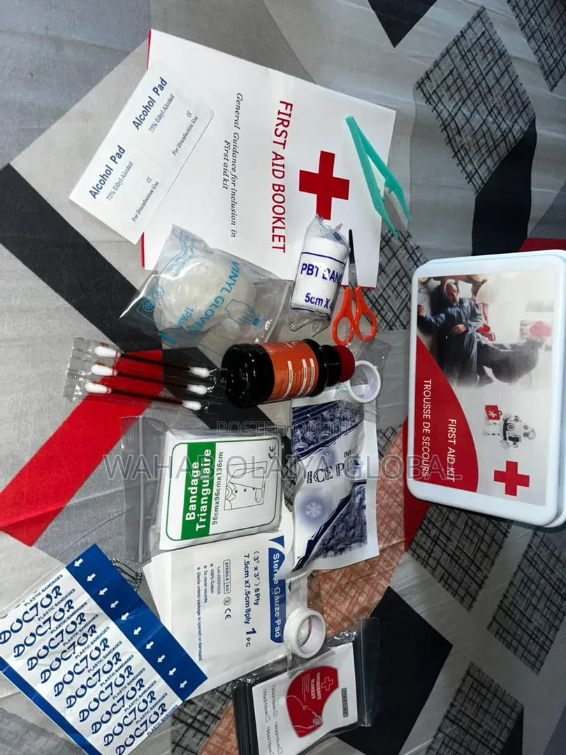 Portable First Aid Kit Emergency Medical Supplies Box