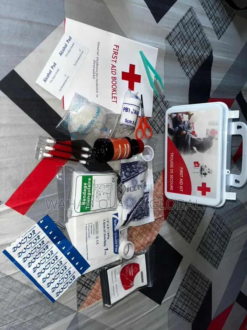 Portable First Aid Kit Emergency Medical Supplies Box