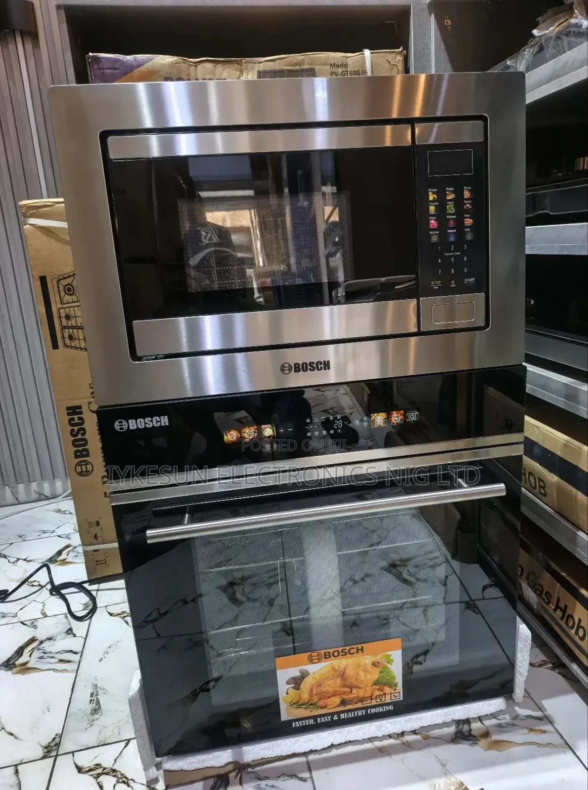 Original Bosch Built-in Digital Ele Air Fryer Oven Digital Microwave