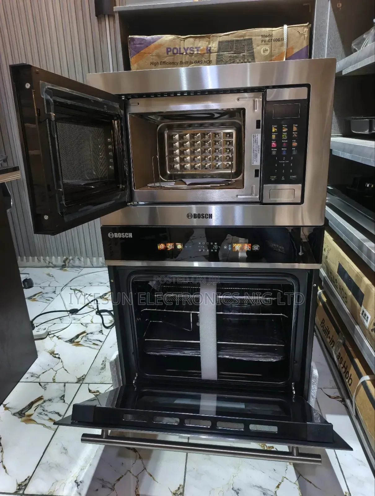 Original Bosch Built-in Digital Ele Air Fryer Oven Digital Microwave