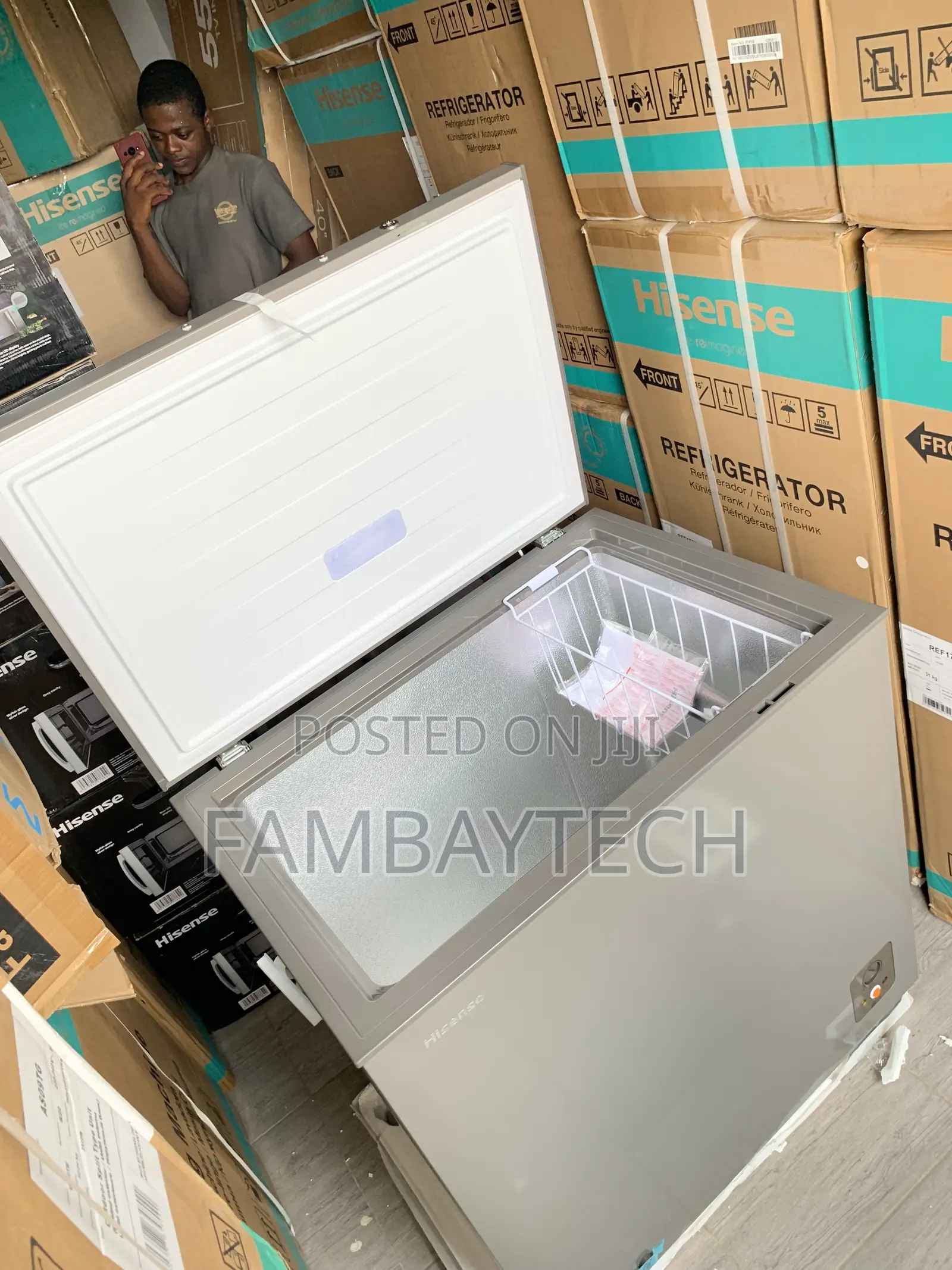 Multipurpose 260sh Hisense 198liters Deep Freezer
