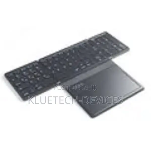 B055 Ergonomic Wireless Rechargeable Folding Keyboard Bt Touchpad