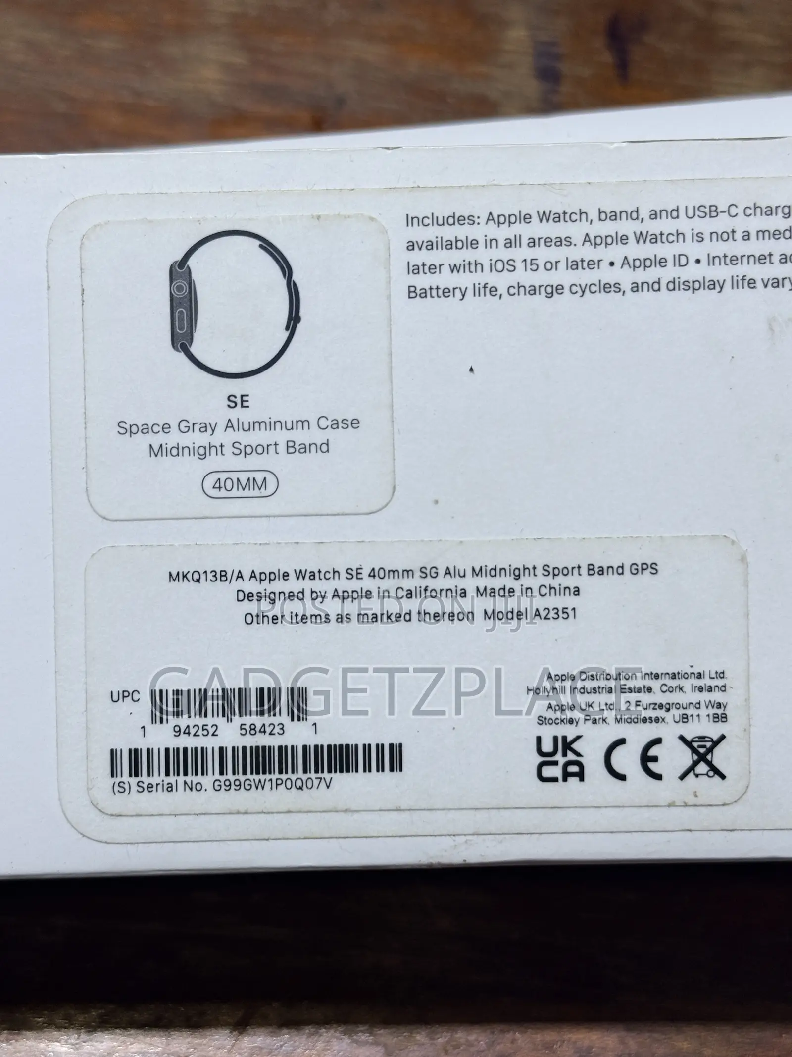 Apple Watch Se 40mm