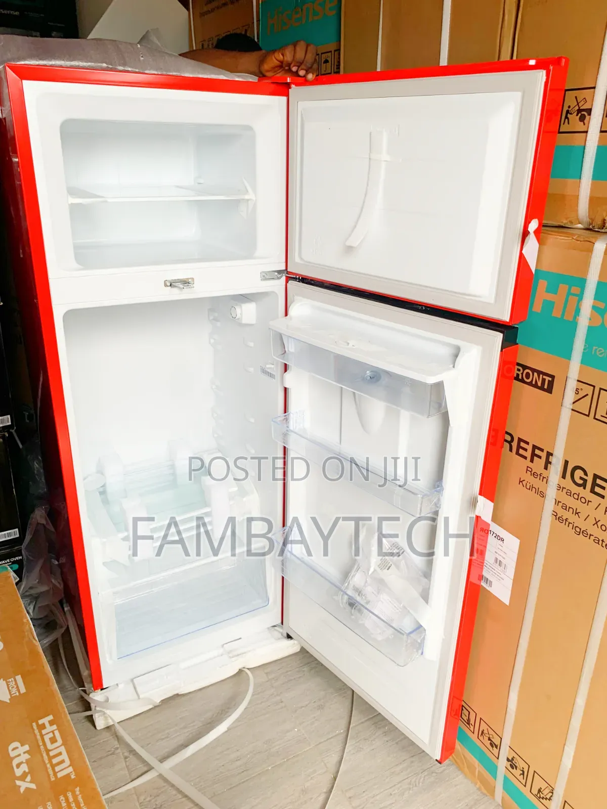 Hisense Double Door Fridge 204l