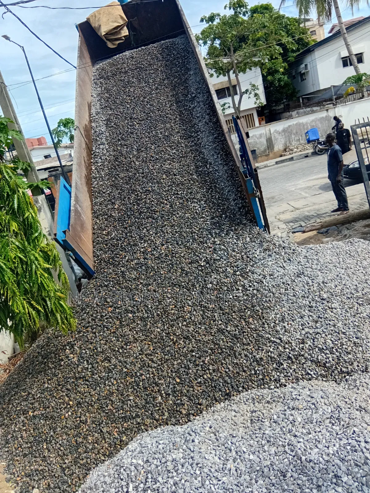 3/4down Granite and Stone Dust and Half Inch of Granite