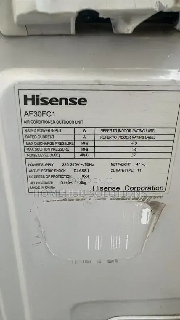 3hp Hisense Standing Air Conditioner