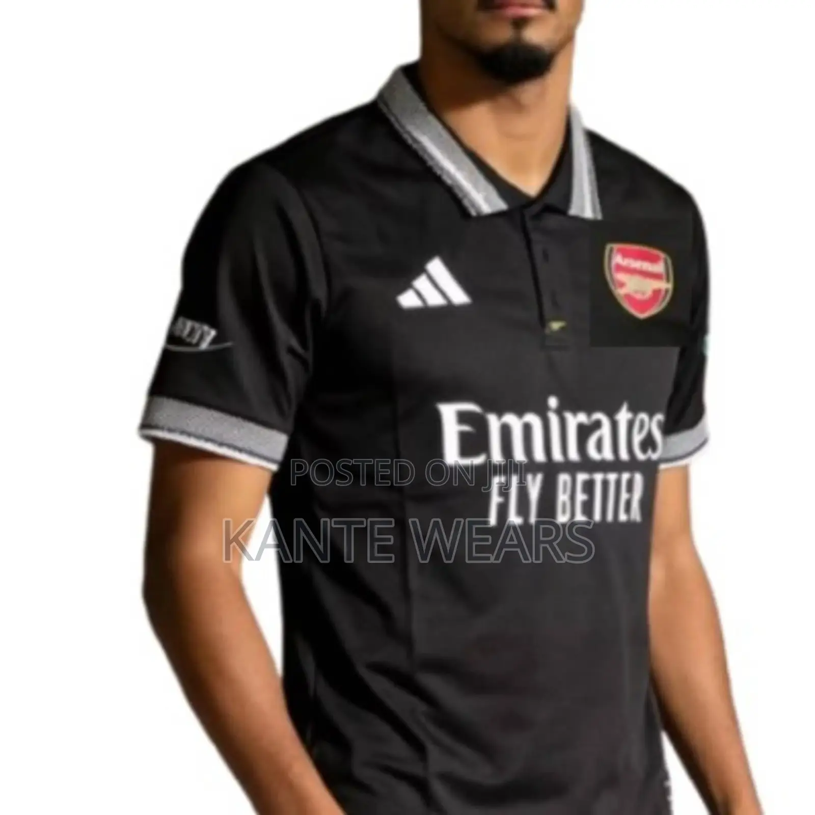 Arsenal Latest Champions Edition Jersey - Black Design