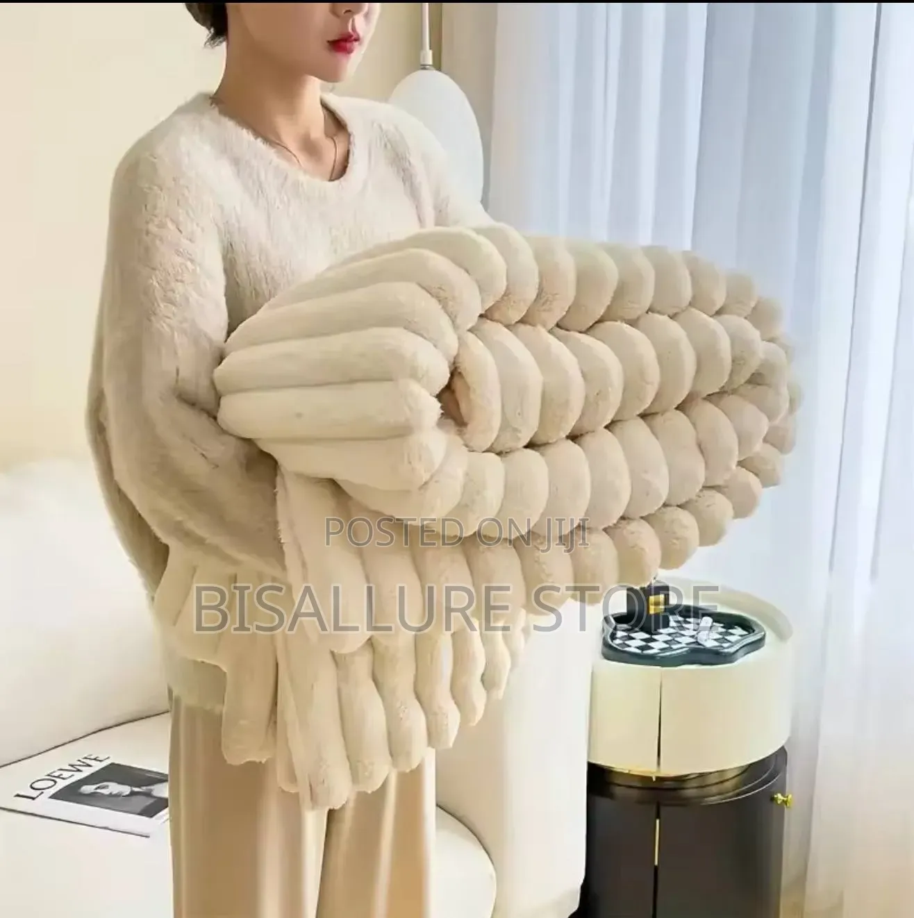 Soft Plush Fluffy Blanket Bedspread