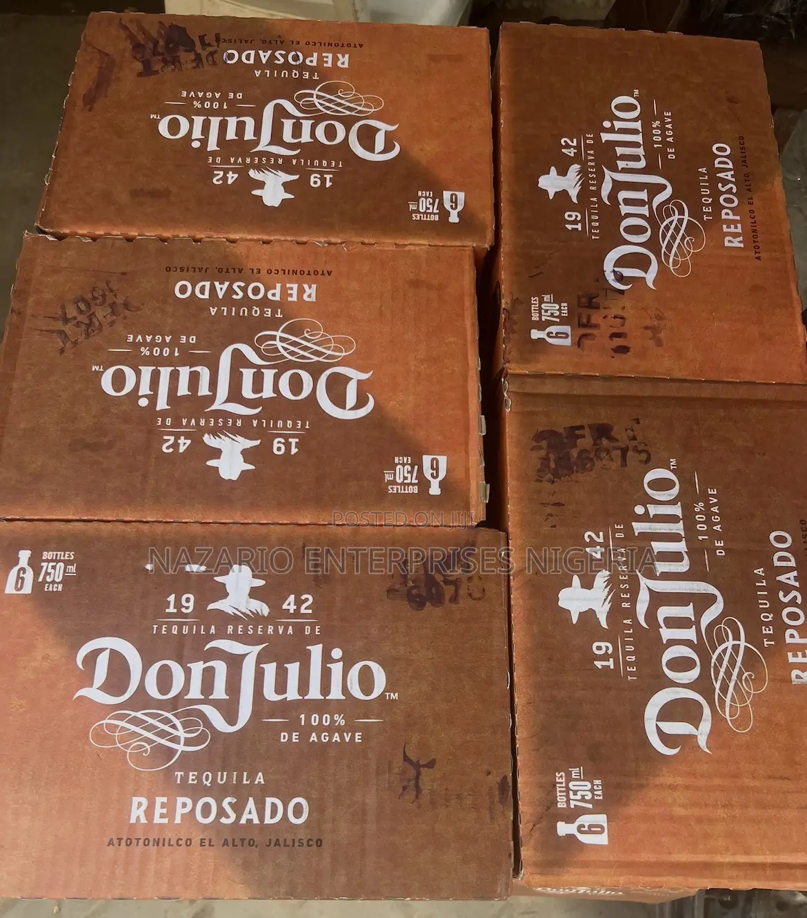 Don Julio Reposado Tequila 750ml - Price for 12 Bottles