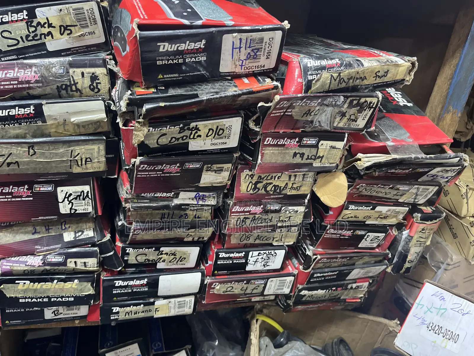 Brake Pads for All Toyota/Lexus (Front and Back)