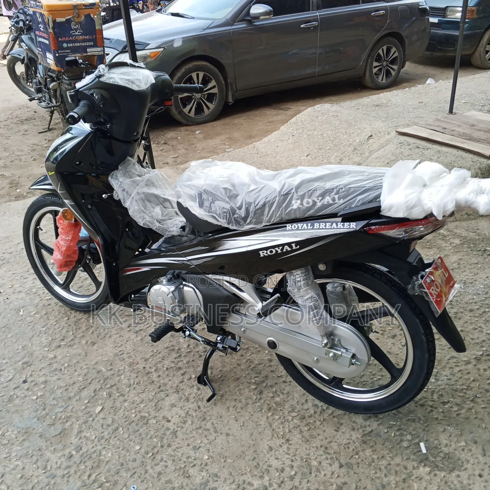 New Royal Motorcycle 2025 Black