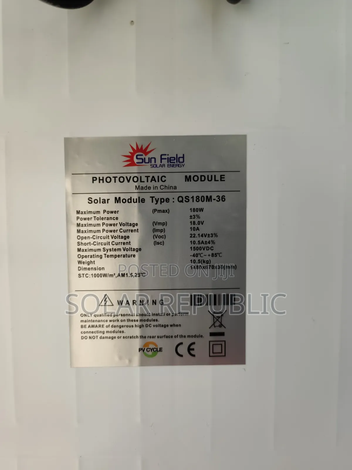 180w Mono Solar Panels