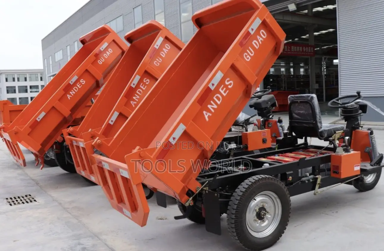 3 Ton Site Dumper Tricycle – Heavy Duty Material Hauling Machine