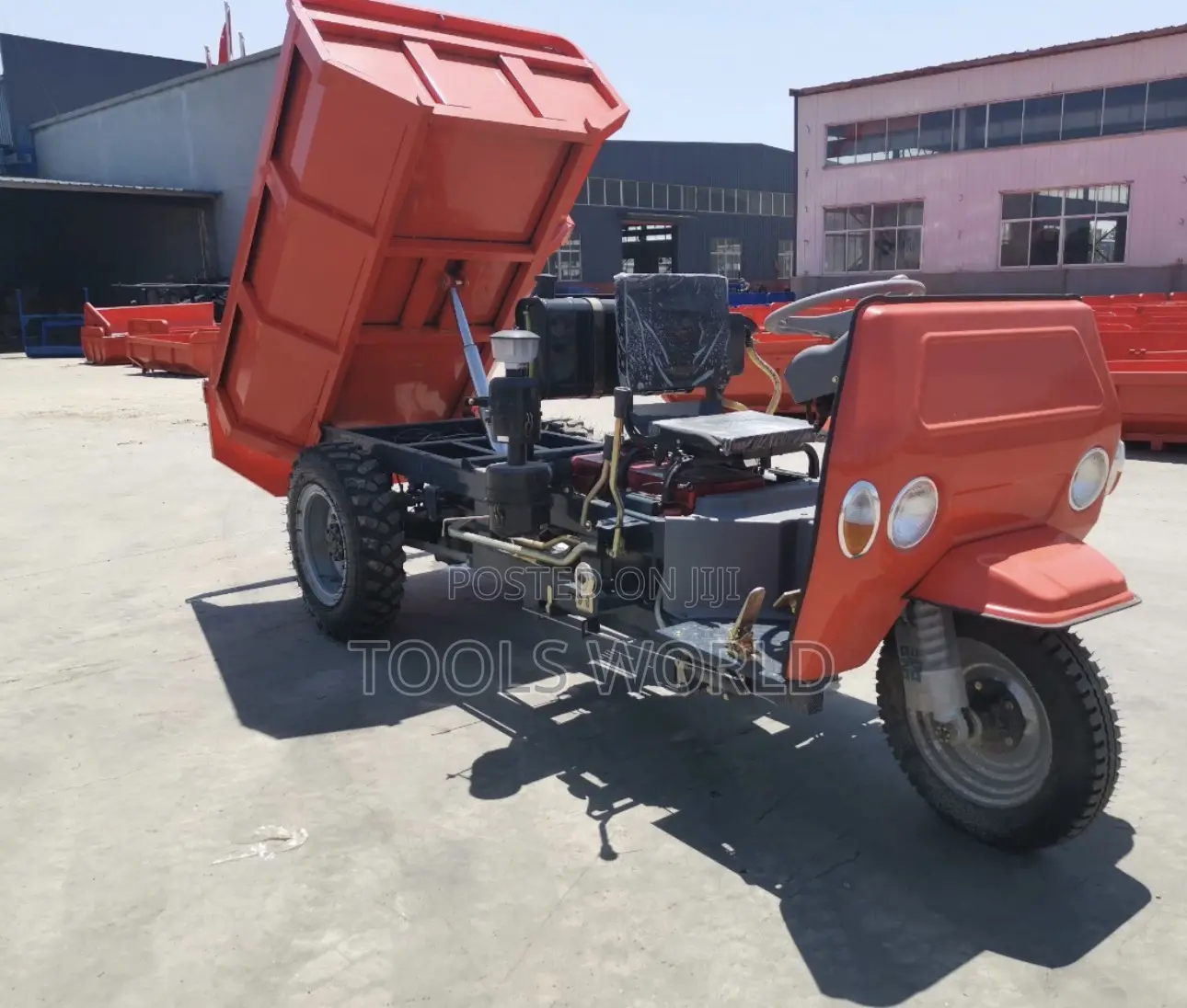 3 Ton Site Dumper Tricycle – Heavy Duty Material Hauling Machine