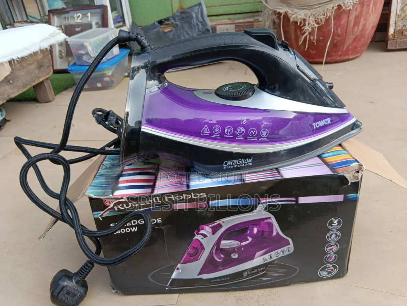 Brand New Big Size Steaming Iron, Inverter Friendly, Very Efficient